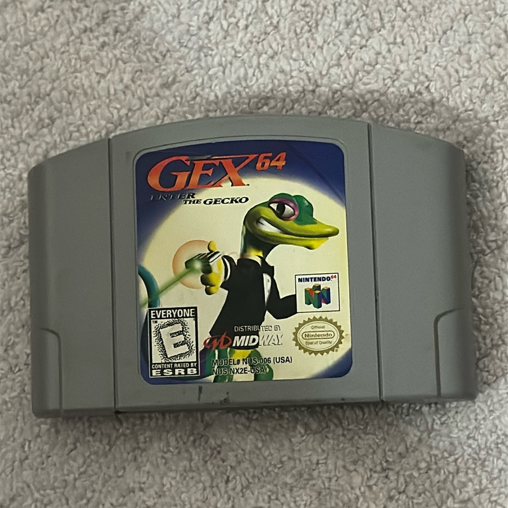 GEX 64 Enter The Gecko video game